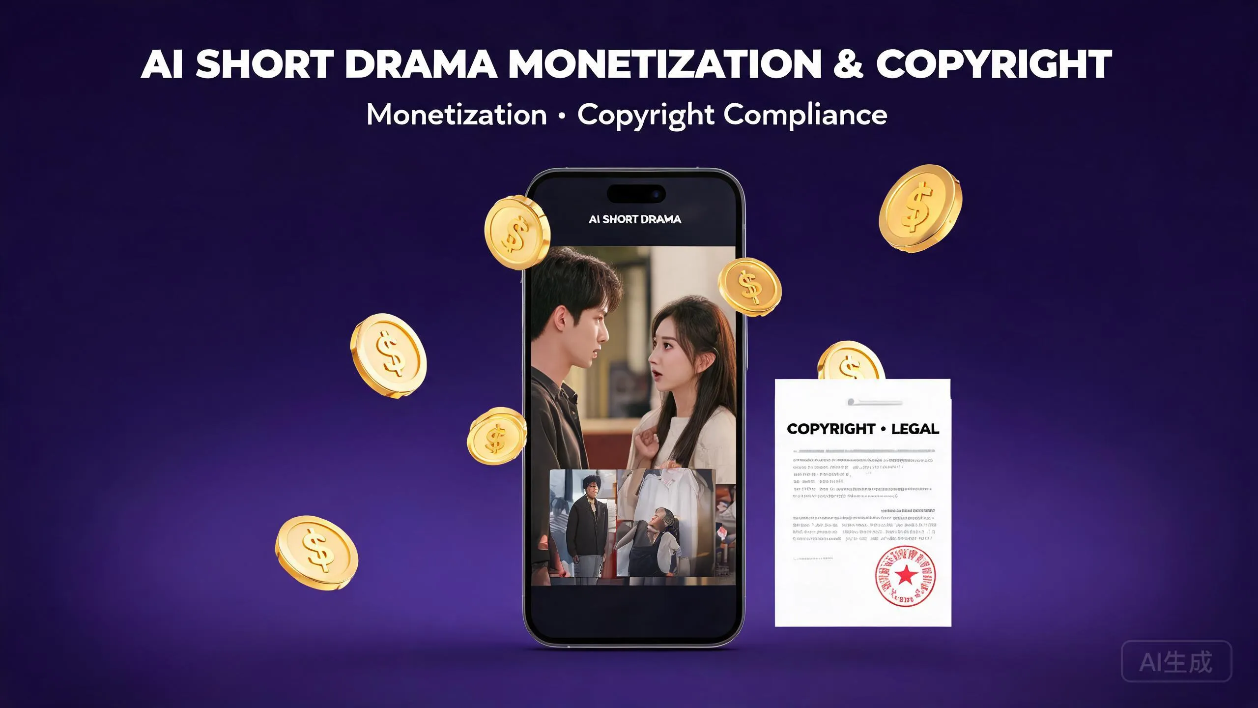 AI Short Drama Monetization & Copyright: Commercial Licensing, Platform Policies, and Avoid Red Flags